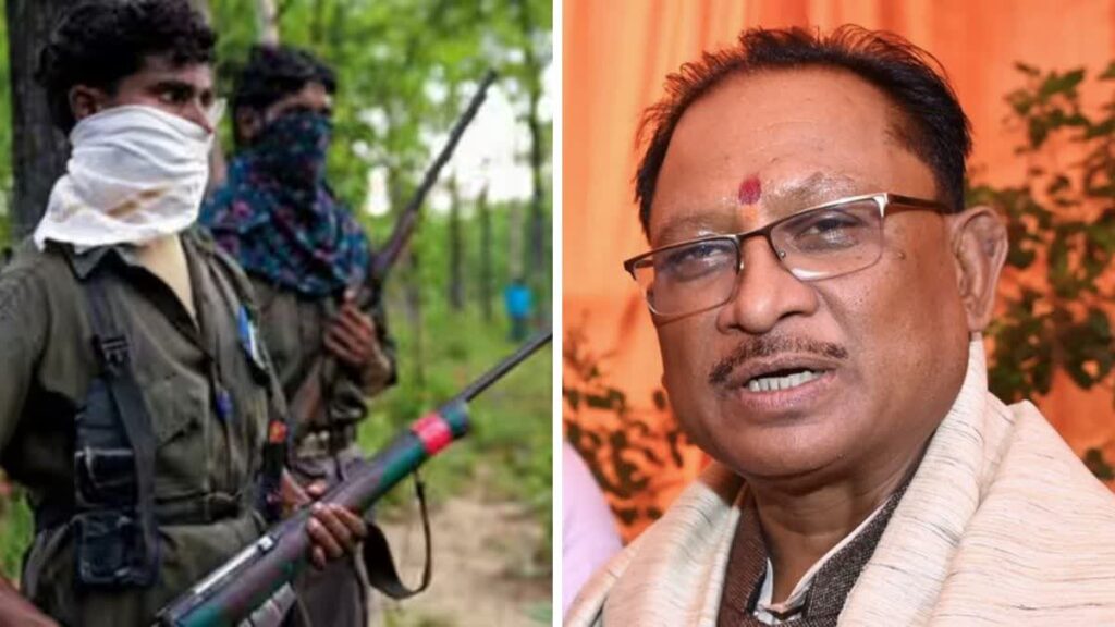 CM bluntly tells Naxalites to give up their guns and then talks will take place