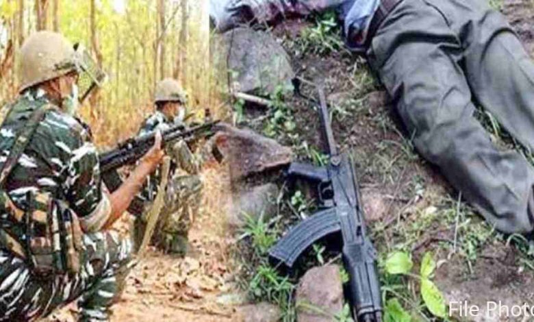 Naxal encounter, police got big success...30 Naxalites killed, one soldier also martyred